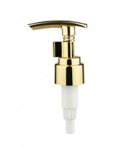 UV Golden Plastic Clip Lock Lotion Pump Dispenser -PLC07U